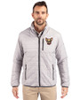 El Paso Chihuahuas Cutter & Buck Rainier PrimaLoft® Mens Eco Insulated Full Zip Puffer Jacket Polished Medium Gray Front