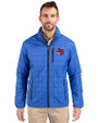Buffalo Bisons Cutter & Buck Rainier PrimaLoft® Mens Eco Insulated Full Zip Puffer Jacket Royal Front