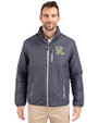 Frisco RoughRiders Cutter & Buck Rainier PrimaLoft® Mens Eco Insulated Full Zip Puffer Jacket Anthracite Melange Front