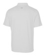 Michigan Wolverines Alumni Cutter & Buck Pike Double Dot Print Stretch Mens Polo White Mannequin Back