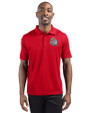 San Antonio Missions Clique Ice Pique Mens Short Sleeve Tech Polo Red Front