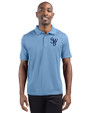 Scranton/Wilkes-Barre RailRiders Clique Ice Pique Mens Short Sleeve Tech Polo Light Blue Front