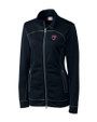 Jacksonville Jumbo Shrimp Clique Helsa Performance Womens Full Zip Knit Jacket Dark Navy Mannequin