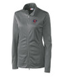 Jacksonville Jumbo Shrimp Clique Helsa Performance Womens Full Zip Knit Jacket Titan Mannequin