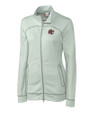 Sacramento River Cats Clique Helsa Performance Womens Full Zip Knit Jacket Light Grey Mannequin