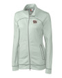 Norfolk Tides Clique Helsa Performance Womens Full Zip Knit Jacket Light Grey Mannequin