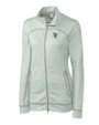 Scranton/Wilkes-Barre RailRiders Clique Helsa Performance Womens Full Zip Knit Jacket Light Grey Mannequin