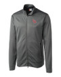 Louisville Bats Clique Helsa Performance Mens Full Zip Knit Jacket Titan Mannequin