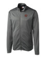 Sacramento River Cats Clique Helsa Performance Mens Full Zip Knit Jacket Titan Mannequin