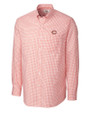 Chicago Bears - Cutter & Buck Big & Tall Long Sleeve Epic Easy Care Tattersall College Orange Mannequin