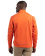 West Michigan Whitecaps Clique Helsa Performance Mens Full Zip Knit Jacket Blood Orange Back