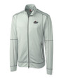 Rocket City Trash Pandas Clique Helsa Performance Mens Full Zip Knit Jacket Light Grey Mannequin