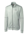 Richmond Flying Squirrels Clique Helsa Performance Mens Full Zip Knit Jacket Light Grey Mannequin