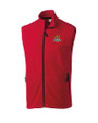 Toledo Mud Hens Clique Summit Performance Fleece Full Zip Mens Vest Red Mannequin