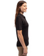 Rochester Red Wings Cutter & Buck Virtue Eco Pique Recycled Womens Polo Black Side