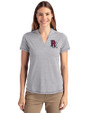 Round Rock Express Cutter & Buck Forge Eco Heathered Stretch Womens Blade Top Polished Heather Front