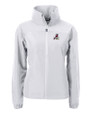 Springfield Cardinals Cutter & Buck Charter Eco Recycled Womens Full-Zip Jacket Polished Medium Gray Mannequin