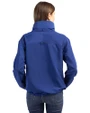 Tulsa Drillers Cutter & Buck Charter Eco Recycled Womens Full-Zip Jacket Tour Blue Back