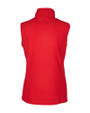 Tacoma Rainiers Clique Summit Performance Fleece Full Zip Womens Vest Red Mannequin Back