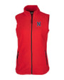 Nashville Sounds Clique Summit Performance Fleece Full Zip Womens Vest Red Mannequin