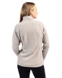 Louisville Bats Clique Summit Performance Fleece Half Zip Womens Pullover Jacket Silver Back