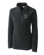 Salt Lake Bees Clique Summit Performance Fleece Half Zip Womens Pullover Jacket Charcoal Mannequin