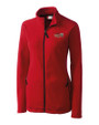 Lansing Lugnuts Clique Summit Performance Fleece Full Zip Womens Jacket Red Mannequin