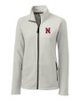Nashville Sounds Clique Summit Performance Fleece Full Zip Womens Jacket Silver Mannequin