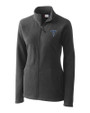 Tulsa Drillers Clique Summit Performance Fleece Full Zip Womens Jacket Grey Mannequin