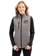 Omaha Storm Chasers Clique Equinox Insulated Womens Softshell Vest Pistol Front