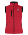 Reading Fightin Phils Clique Equinox Insulated Womens Softshell Vest Red Mannequin