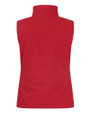 Rochester Red Wings Clique Equinox Insulated Womens Softshell Vest Red Mannequin Back