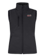 Lansing Lugnuts Clique Equinox Insulated Womens Softshell Vest Black Mannequin