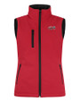 Lansing Lugnuts Clique Equinox Insulated Womens Softshell Vest Red Mannequin