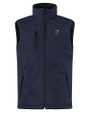 Jacksonville Jumbo Shrimp Clique Equinox Insulated Mens Softshell Vest Dark Navy Mannequin