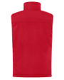 West Michigan Whitecaps Clique Equinox Insulated Mens Softshell Vest Red Mannequin Back
