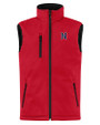 Nashville Sounds Clique Equinox Insulated Mens Softshell Vest Red Mannequin