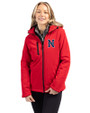 Nashville Sounds Clique Equinox Insulated Womens Softshell Jacket Red Front