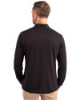 Sacramento River Cats Cutter & Buck Virtue Eco Pique Recycled Quarter Zip Mens Pullover Black Back