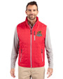 Toledo Mud Hens Cutter & Buck Rainier PrimaLoft® Mens Eco Insulated Full Zip Puffer Vest Red Front