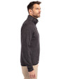 Memphis Redbirds Cutter & Buck Mainsail Sweater-Knit Mens Half Zip Pullover Jacket Charcoal Heather Side