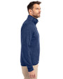 Round Rock Express Cutter & Buck Mainsail Sweater-Knit Mens Half Zip Pullover Jacket Tour Blue Heather Side