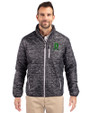 Dayton Dragons Cutter & Buck Rainier PrimaLoft® Mens Eco Insulated Full Zip Printed Puffer Jacket Black Front
