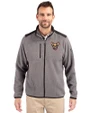 El Paso Chihuahuas Cutter & Buck Cascade Eco Fleece Mens Full Zip Jacket Elemental Grey/Black Front