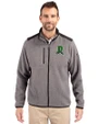 Dayton Dragons Cutter & Buck Cascade Epic Comfort Recycled Sherpa Fleece Mens Full Zip Jacket Elemental Grey/Black Front