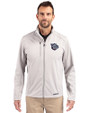 Lehigh Valley IronPigs Cutter & Buck Evoke Softshell Recycled Full Zip Mens Jacket CONCRETE Front