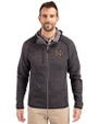 Norfolk Tides Cutter & Buck Mainsail Full Zip Hooded Mens Jacket Charcoal Heather Front