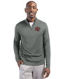 Sacramento River Cats Clique Spin Eco Performance Half Zip Mens Pullover Pistol Front