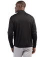 Rocket City Trash Pandas Clique Spin Eco Performance Half Zip Mens Pullover Black Back