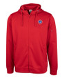 South Bend Cubs Clique Lift Eco Performance Full Zip Unisex Hoodie Sweatshirt Red Mannequin